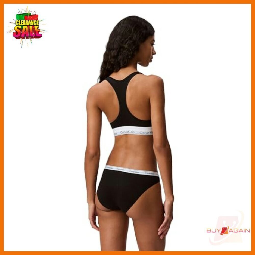 Wireless Cotton Bralette - Unlined Everyday Comfort - Pullover Raceback - Picture 3 of 7